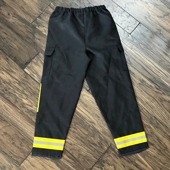 Disguise Firefighter Costume - Black and Yellow - Picture 6 of 6